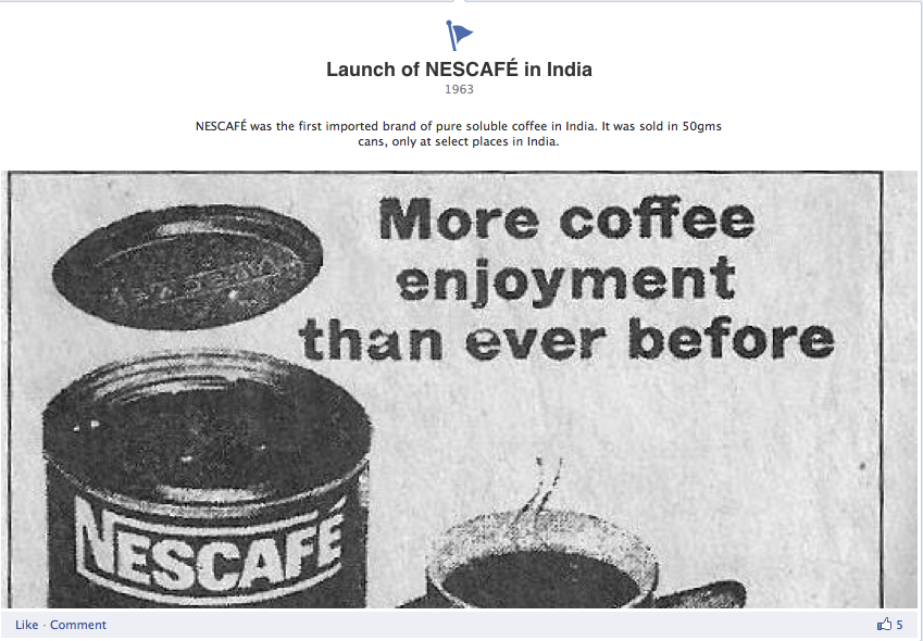 nescafe india facebook