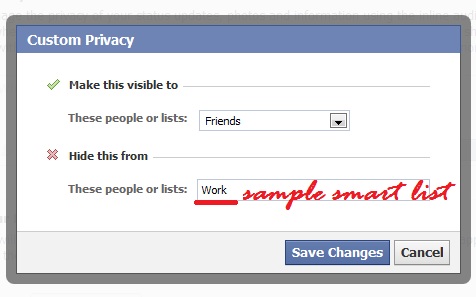 Facebook Privacy Smartlist