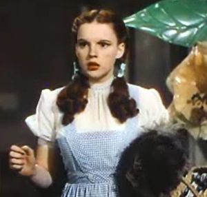 Cropped screenshot of Judy Garland from the tr...