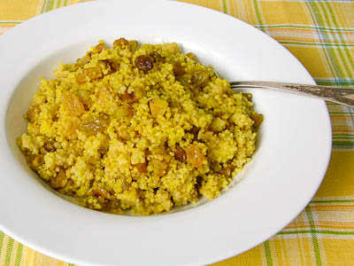 Curried Walnut Couscous