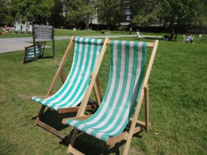 Green Park deck chairs