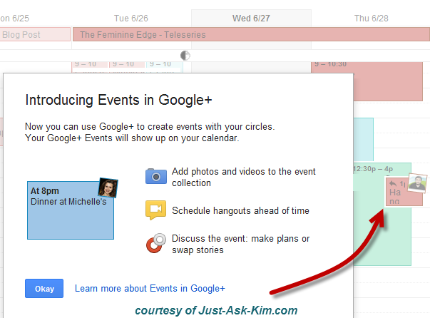 Google Event Calendar Notification