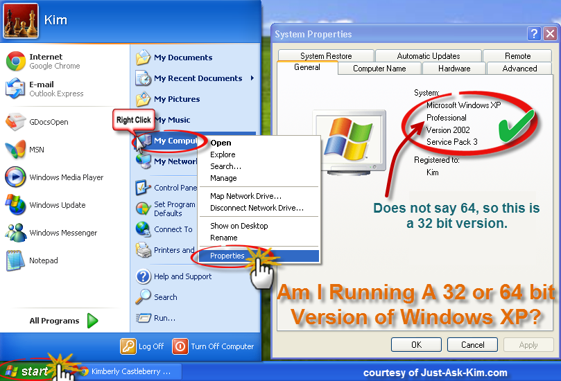 how to check 32 or 64 bit