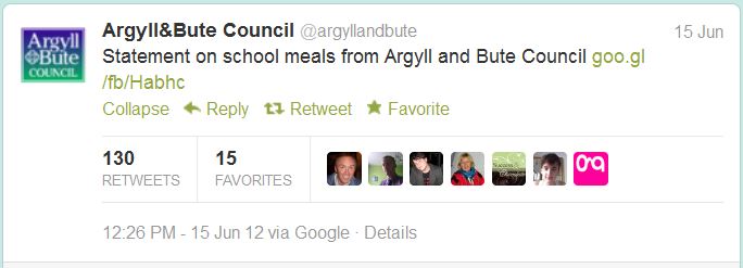 argyll & bute tweet