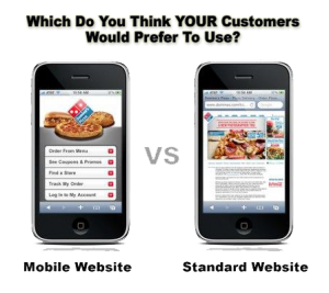 The difference between a mobile friendly website and a non optimised mobile site