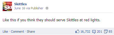 skittles facebook