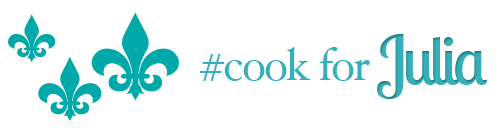 Cook For Julia Teal Logo #CookForJulia