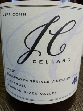 2009 JC Cellars Landy Sweetwater Springs Vineyard Zinfandel