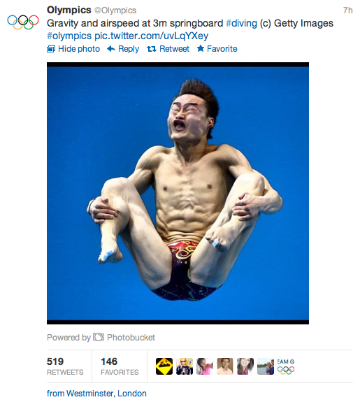 olympic tweet