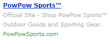 Shop PowPow Sports Bad