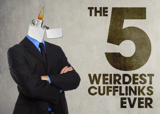 The 5 Weirdest Cufflinks Ever