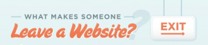 what makes someone leave a website