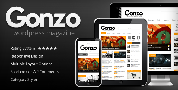 Gonzo - Clean Responsive WP Magazine