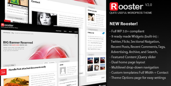Sofa Rooster WordPress theme