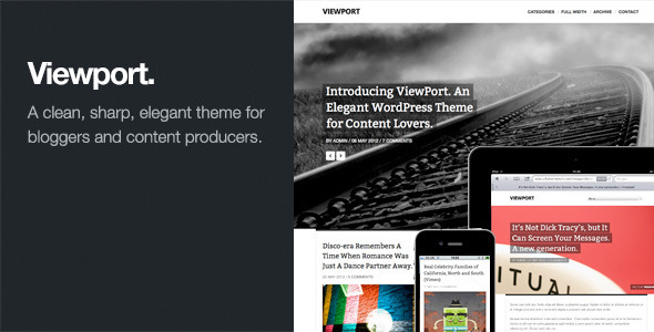 Viewport Responsive Magazine WordPress Theme