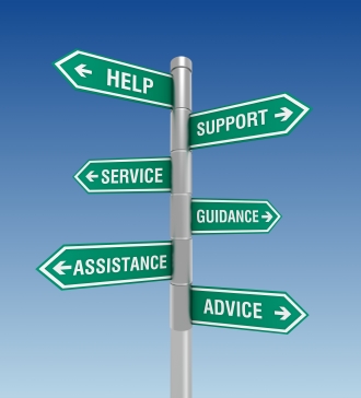 support signs