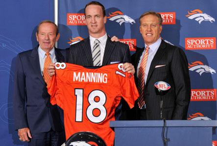 Denver Broncos became instant contender for Super Bowl when they signed Peyton Manning