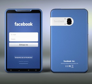Facebook phone concept Michal Bonikowski