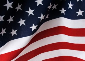 Photo of American flag