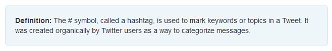 hashtag definition