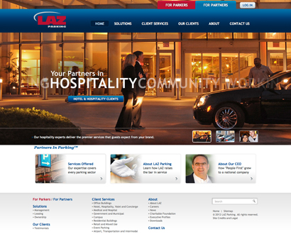 LAZ Parking Website Redesign