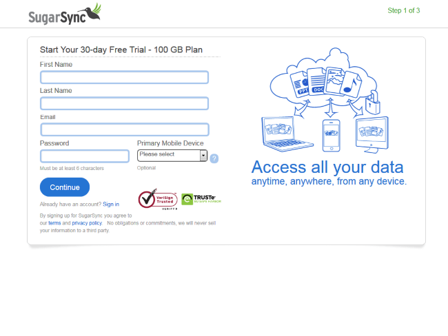 sugar-sync-landing-page
