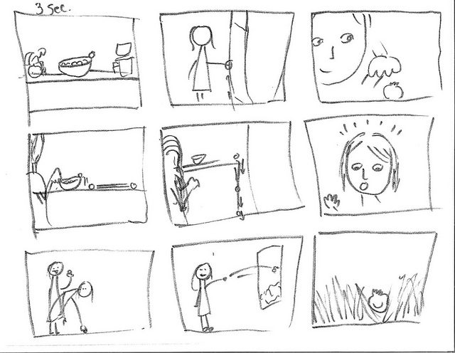 video storyboard example