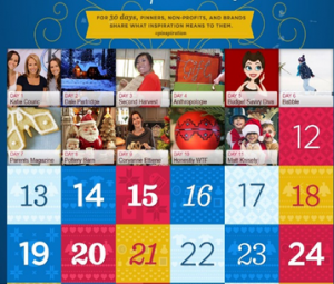 30 Days of Pinspiration Calendar