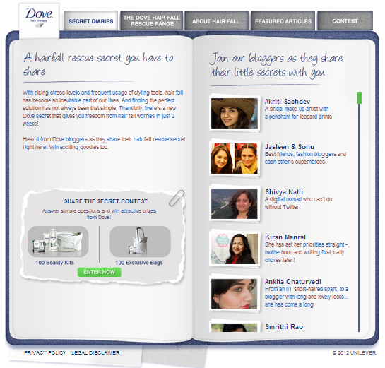Dove_hairfall secret_diaries