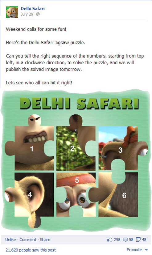 Delhi safari Jigsaw-Puzzle