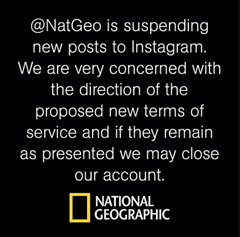 National Geographic suspends Instagram account