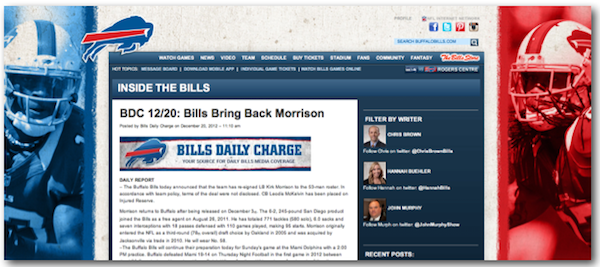buffalo bills blog