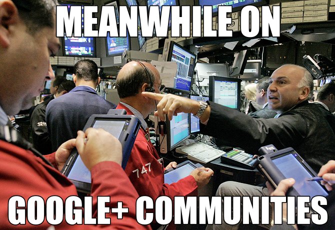 Google+ Community Invite Spam