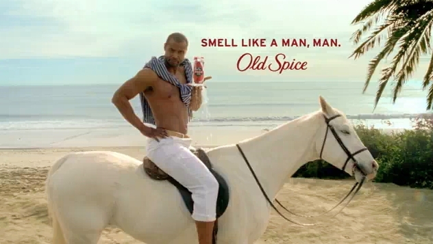 Old Spice commercial