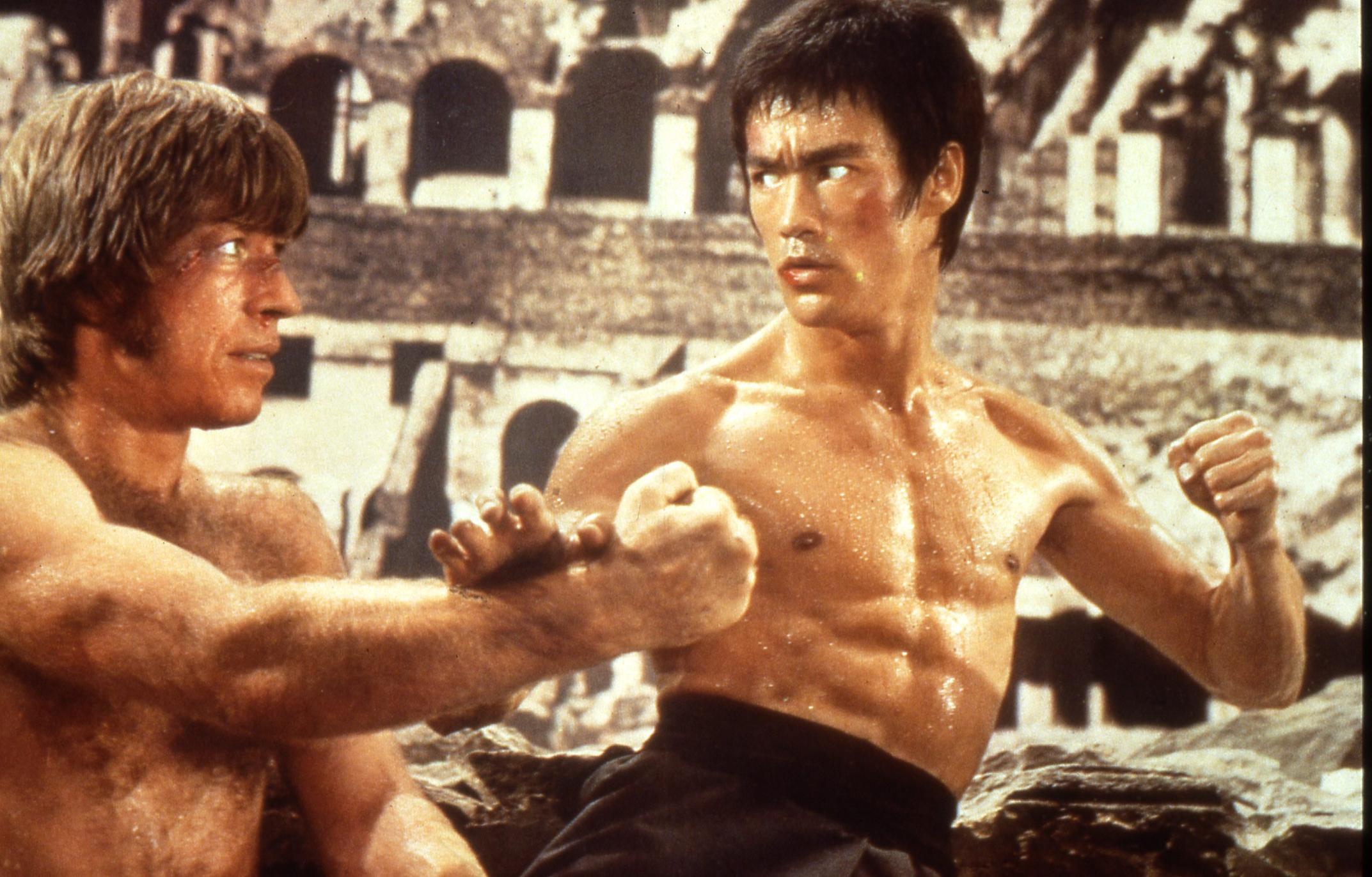 Bruce Lee Integrates Chuck Norris with his Fist