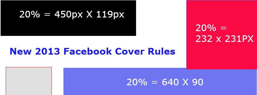 Facebook cover rules January 2013