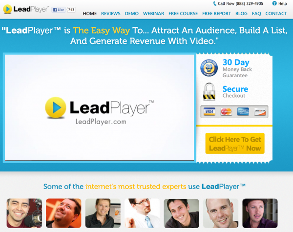 LeadPlayer is a wordpress plugin that let's you easily embed videos.