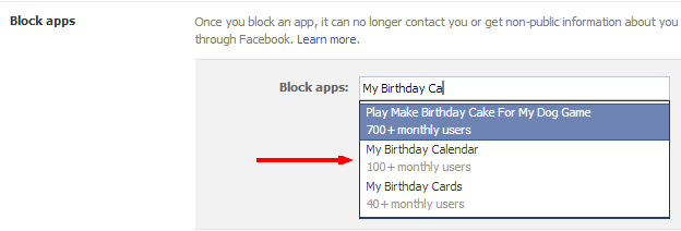 how to block my birthday calendar on Facebook