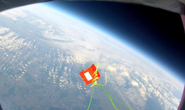Ninja Tracker on High Altitude Balloon
