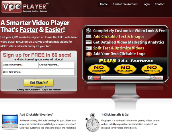 VooPlayer is a free online video player.
