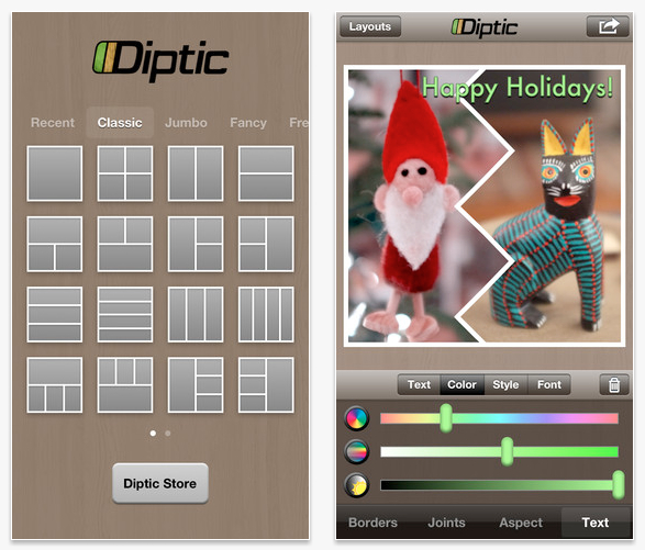 Photo Apps - Diptic App