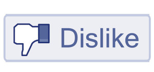 Dislike Social Media Button