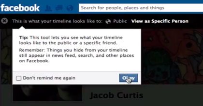 facebook privacy view