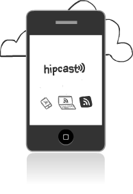Hipcast is an simple and fast tool to help you upload and manage your B2B lead gen podcasts.