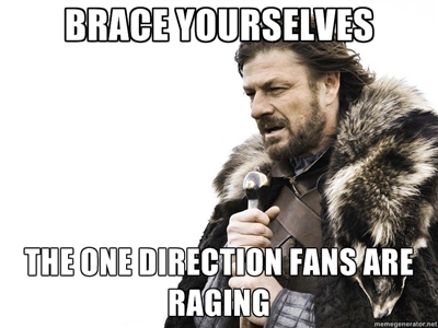 one direction fans brace yourselves crazy