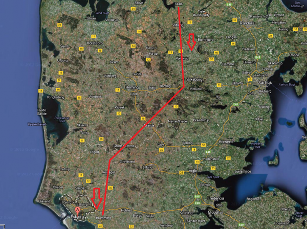 GPS Tracker Denmark Landing