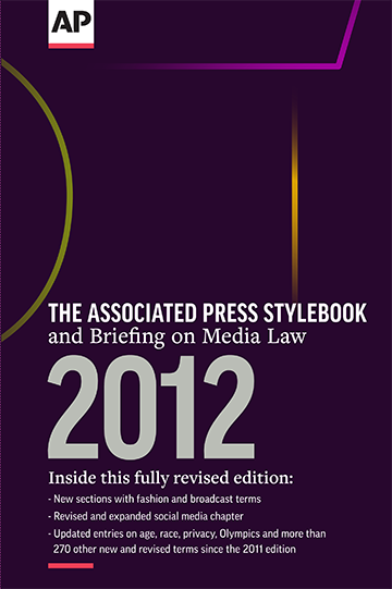 2012 APSTYLEBOOK COVER