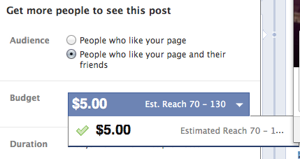 Facebook Promoted Posts - targeting