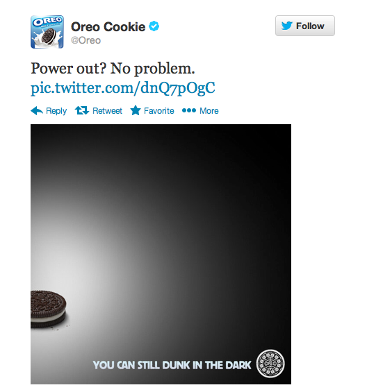 Oreo Tweet