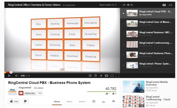 YouTube Engagement RingCentral
